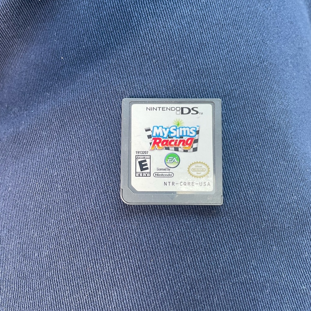 Nintendo DS MySims Racing Game Cartridge - Gray